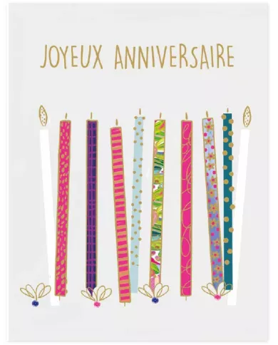 Carte A4 Joyeux Anniversaire