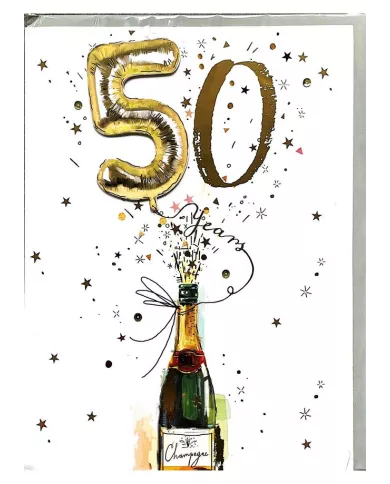 Carte A4 50 ans