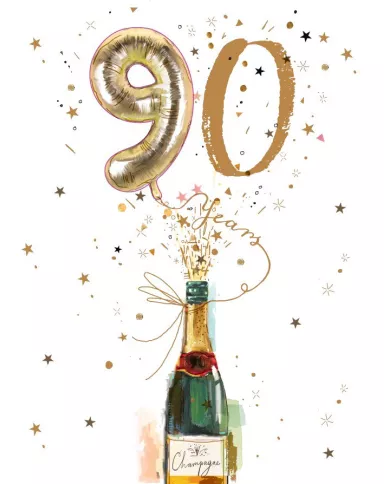 Carte A4 90 ans