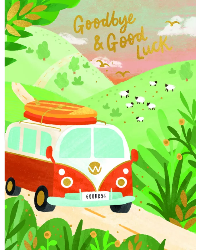 Carte A4 Goodbye & Good Luck