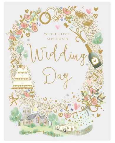 Carte A4 Wedding Day