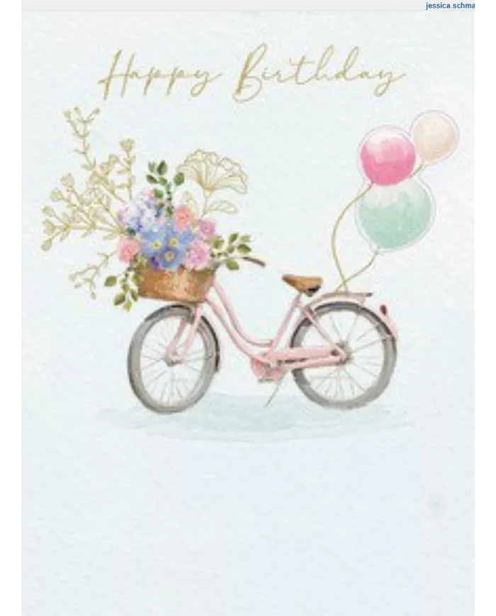 Carte A4 Happy Birthday