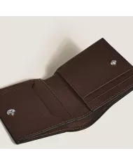 Mini Portefeuille 4cc en Cuir Sartorial