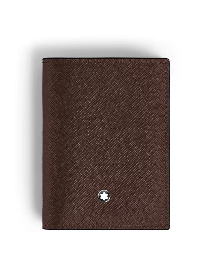 Mini Portefeuille 4cc en Cuir Sartorial