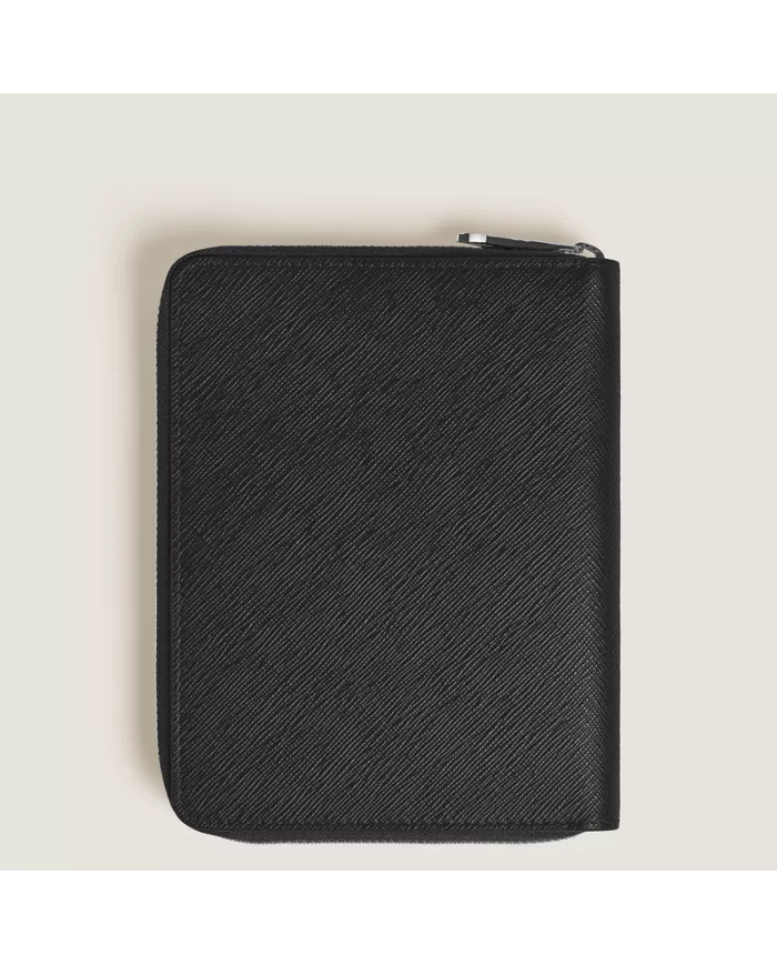 Étui pour 5 Instruments d'Écriture Zippé en Cuir Sartorial