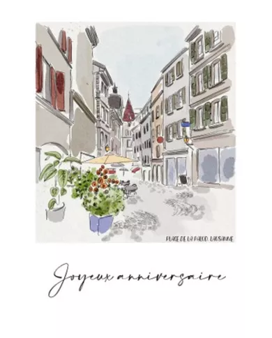 Carte A4 - Joyeux Anniversaire - PALUD