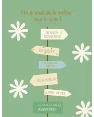 Carte A4 - On te souhaite le meilleur