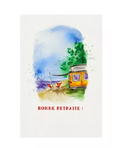 Carte A4 - Bonne retraite