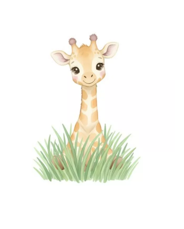 Carte A6 - Girafe