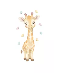 Carte A6 - Girafe et livre