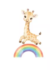 Carte A6 - Girafe coucou