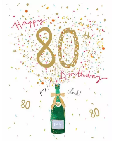 Carte A4 80 ans