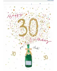 Carte A4 30 ans
