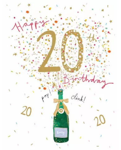 Carte A4 20 ans