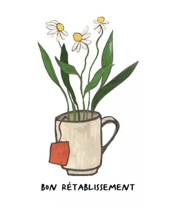 Carte B6 - Bon rétablissement
