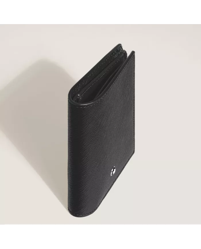 Mini Portefeuille Vertical 6cc en Cuir Sartorial