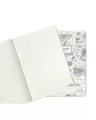 Carnet A5 Ligné Toile de Jouy