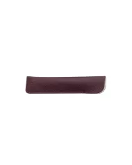Set Stylo Bille Léman™ Toile de Jouy & Étui en Cuir Bordeaux