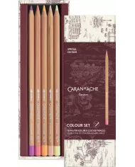 Set 10 Crayons de Couleur Toile de Jouy