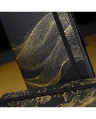 Notebook Total Black Holo Gold