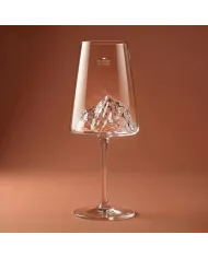 1 verre à vin Mont Blanc TOPOGRAPHIC