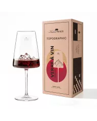 1 verre à vin Everest TOPOGRAPHIC