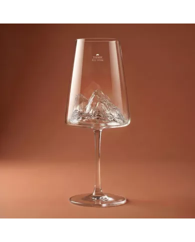 1 verre à vin Tofane TOPOGRAPHIC