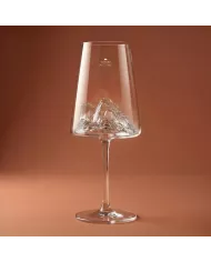 1 verre à vin Tofane TOPOGRAPHIC