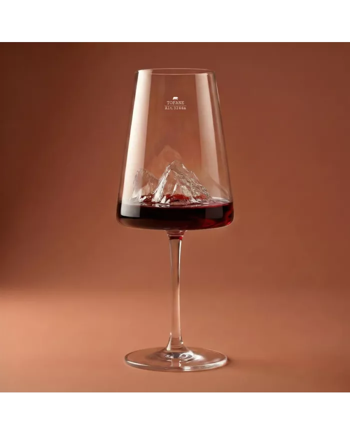 1 verre à vin Tofane TOPOGRAPHIC