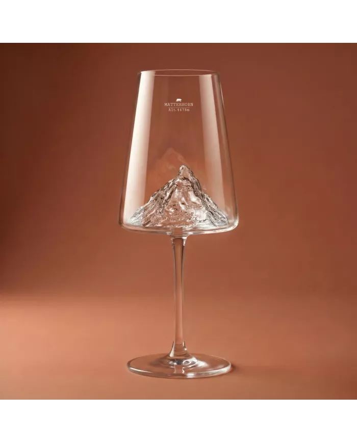1 verre à vin Matterhorn TOPOGRAPHIC