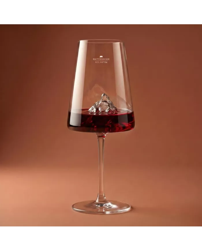 1 verre à vin Matterhorn TOPOGRAPHIC
