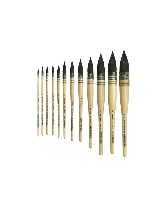 Pinceau pointu DaVinci petit-gris 