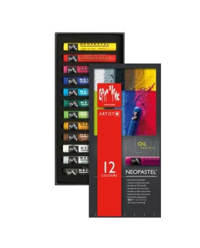 Boîte de pastels gras Artist Neopastel, 12 pièces