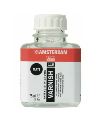 Flacon de vernis acrylique mat Amsterdam 75ml