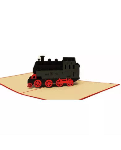 Carte 3D train CFF