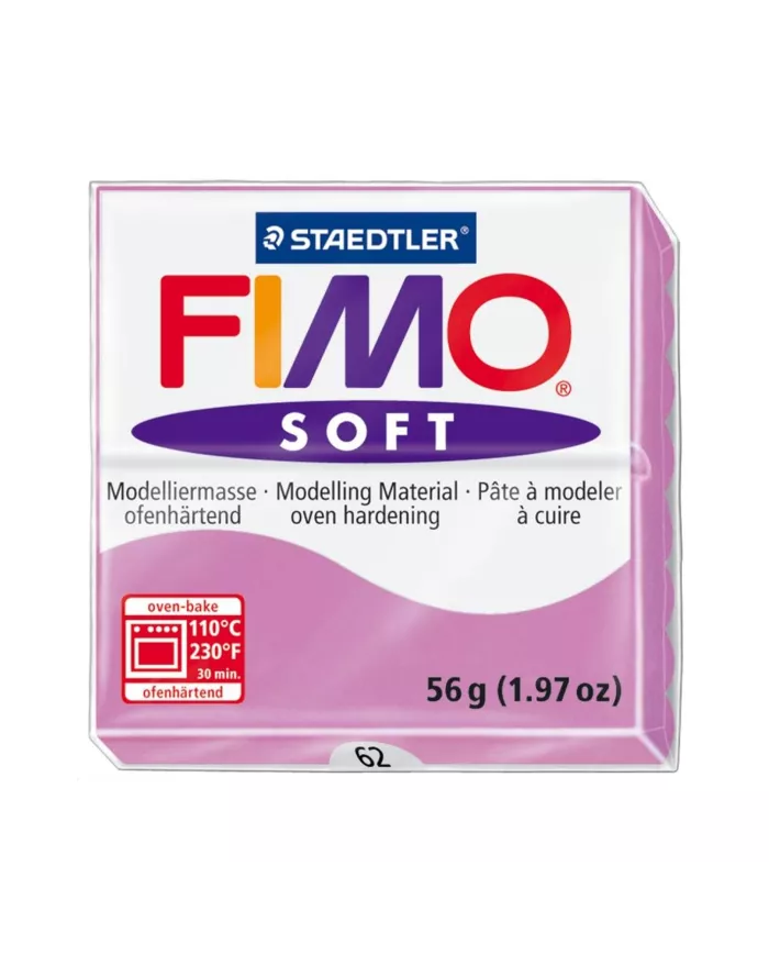 Fimo soft 57g violet prune, lavande et pourpre