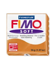 Fimo soft 57g brun chocolat, caramel, cognac et sahara