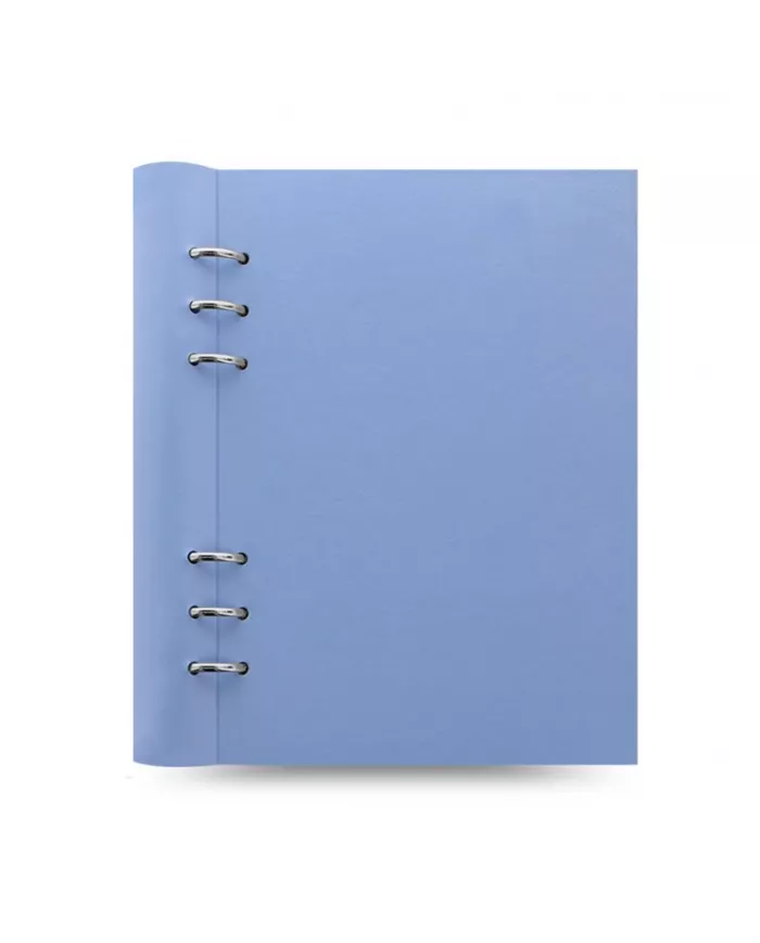 Clipbook A5 simili cuir bleu clair