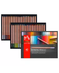 Caran d'ache - Pastel pencils boite de 40 couleurs