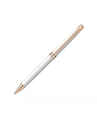 CdA - Stylo-bille Léman SLIM blanc / or rose