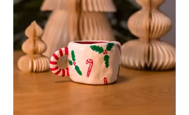 Une tasse artisanale faite maison à offrir à Noël !